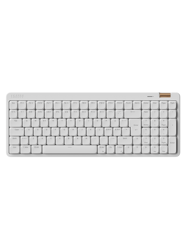 Lofree FLOW Lite 100 Off White - Näppäimistö - Pohjoismainen - Valkoinen