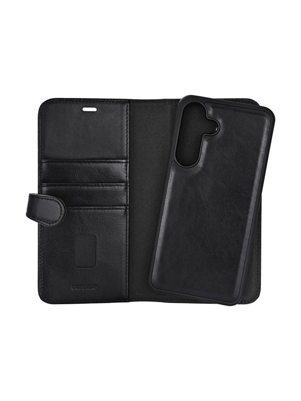 Buffalo Wallet Case Leather 2-in-1 Black - Samsung S25 FE 5G