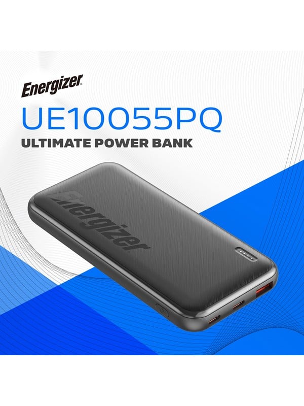 Energizer 10K Varavirtalähde - 22.5W (2x USB-C PD + USB-A) - 10000 mAh