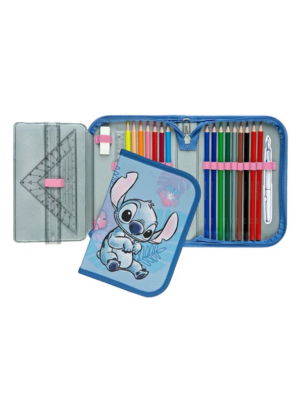 Disney Stitch Filled Pencil Case