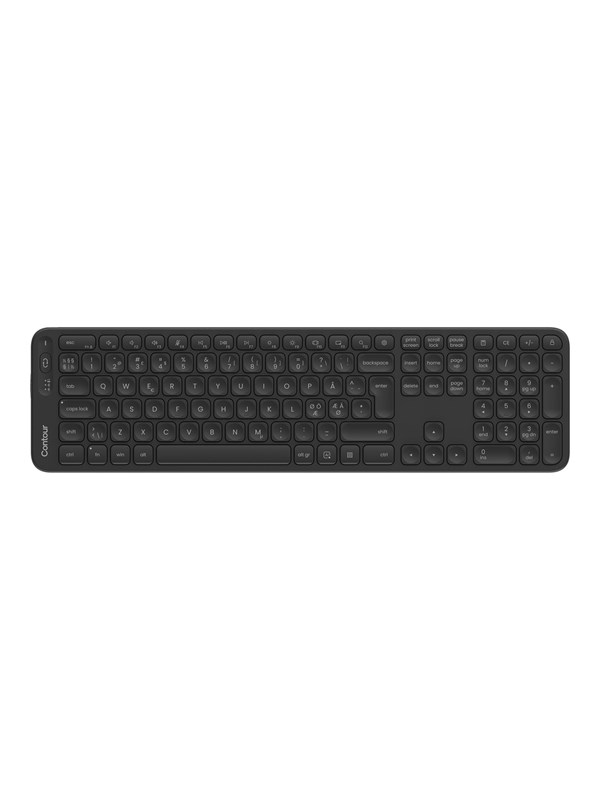 Contour Balance Full-Size Keyboard Wireless Pan Nordic Layout - Näppäimistö - Pohjoismainen