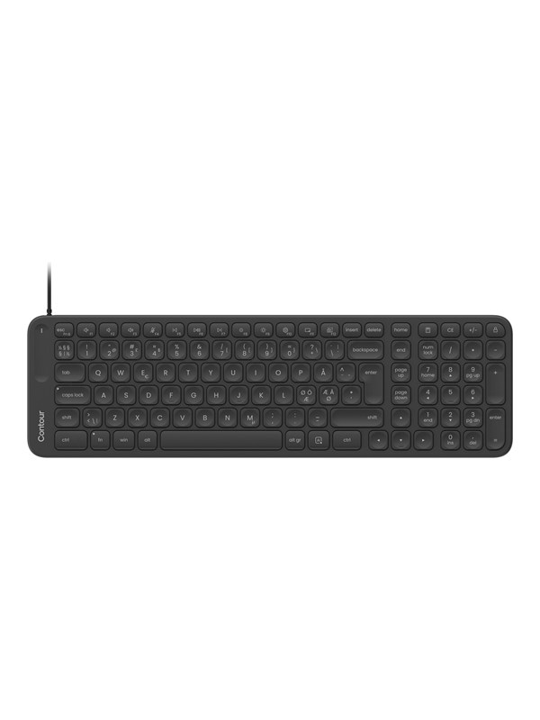 Contour Balance Mid-Size Keyboard Wired Pan Nordic Layout - Näppäimistö - Pohjoismainen