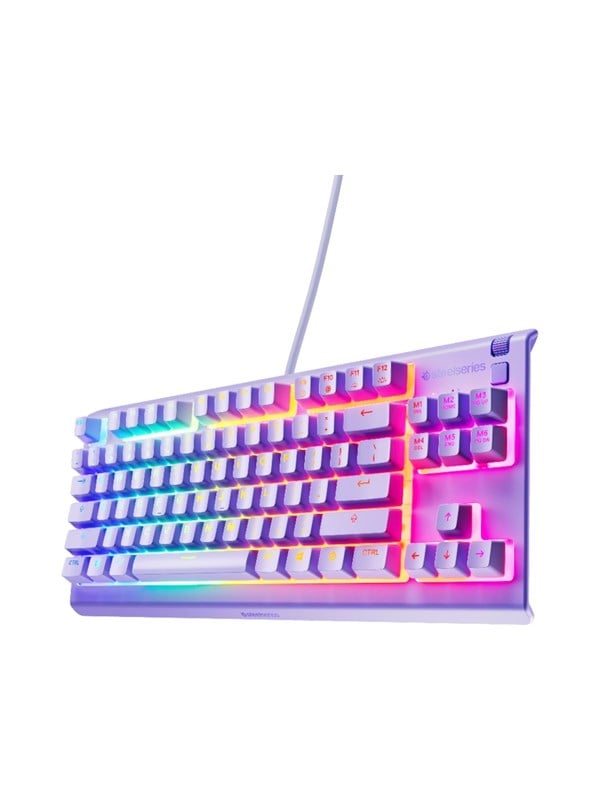 SteelSeries Apex 3 TKL Lavender - Pelinäppäimistö - ilman numpadia - Pohjoismainen - Violetti
