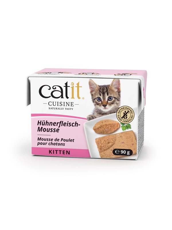 Catit - Cuisine Premium Wet Food for Kittens - Chicken Mousse 90 g