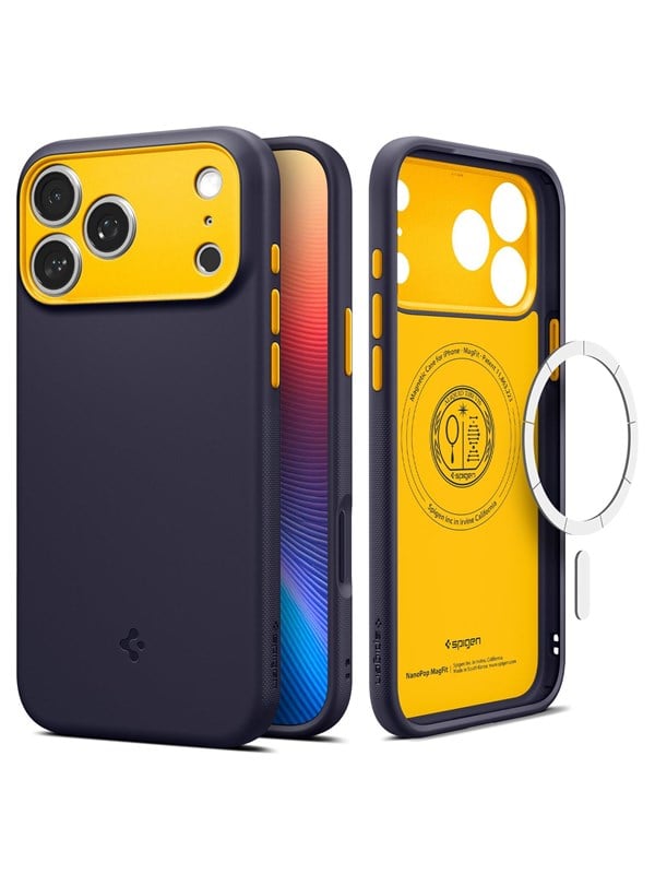 Spigen Nano Pop MagSafe - blueberry navy - iPhone 17 Pro