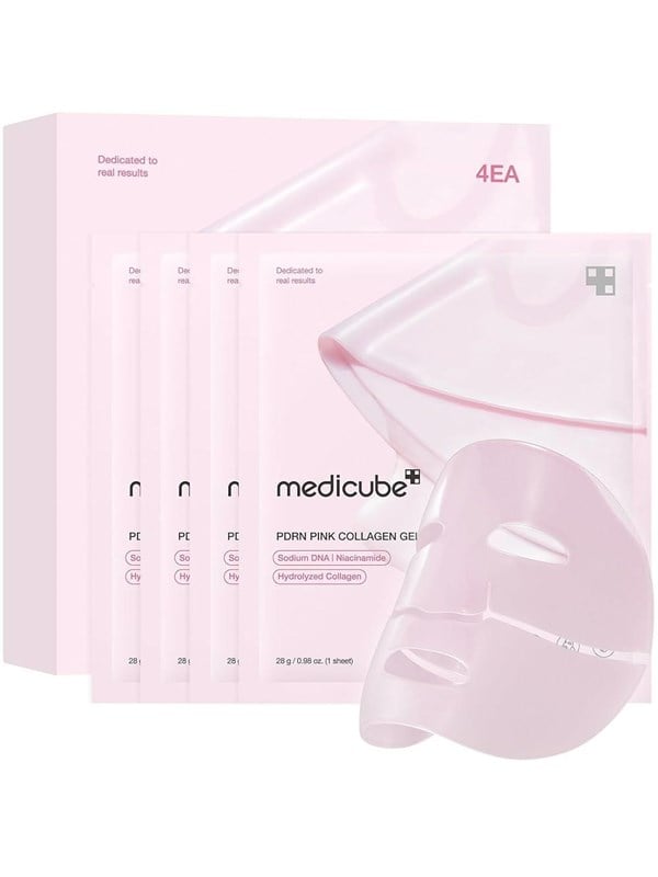 Medicube Salmon DNA PDRN Pink Collagen Jelly Gel Mask 4 pcs