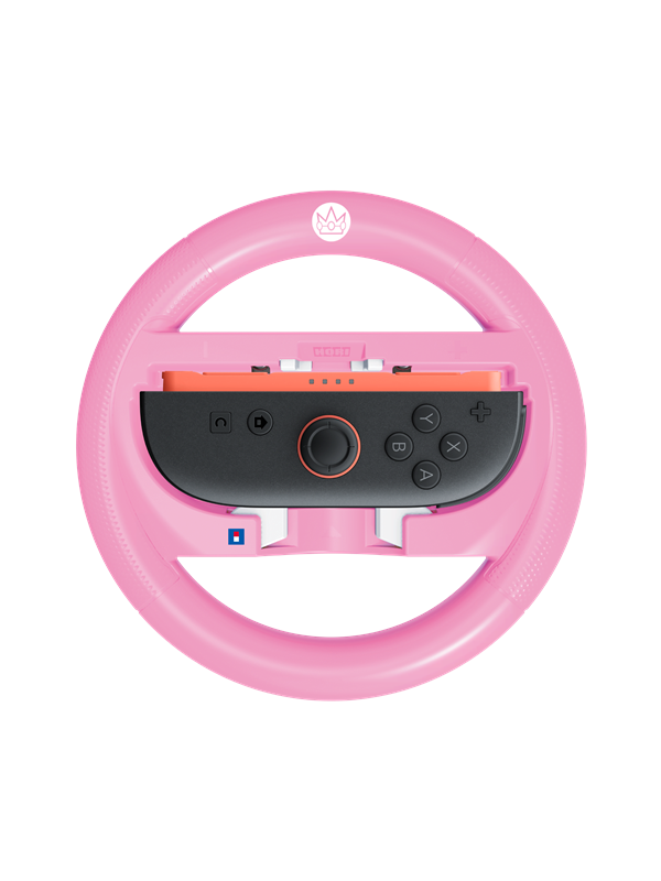 HORI Mario Kart Racing Wheel - Switch 1 & 2 - Peach - Wireless