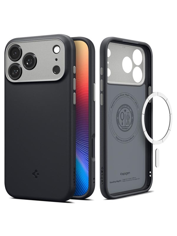 Spigen Nano Pop MagSafe - black sesame - iPhone 17