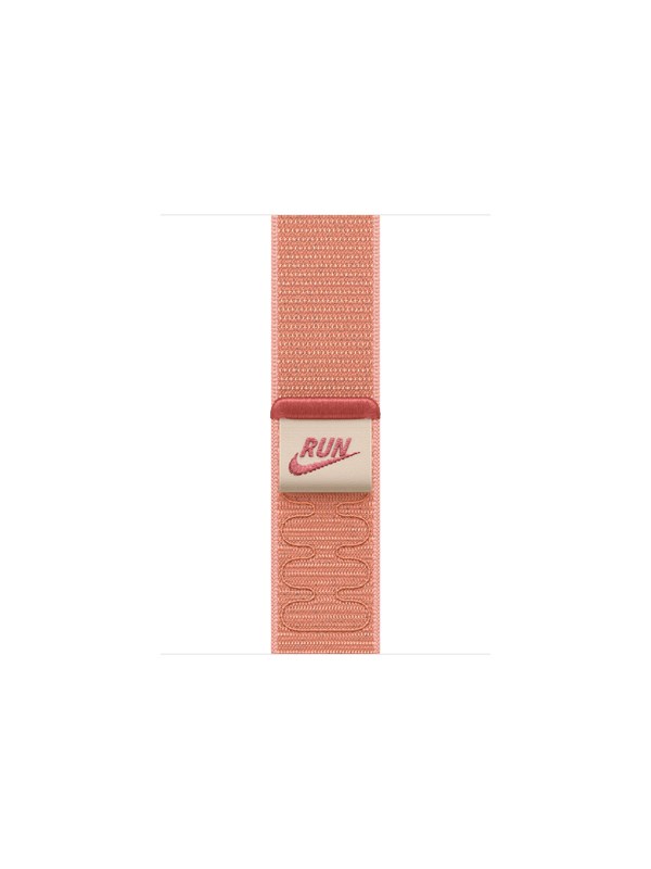 Apple Nike - Silmukka älykellolle - 42mm - 130 - 190 mm - alpenglow pinkki - Watch Hermès Series 7, Hermès Series 9, SE 3, Series 10, Series 11, Series 8, Series 9, SE 3, Series 10, Series 11, Series 11, Series 8, Series 9