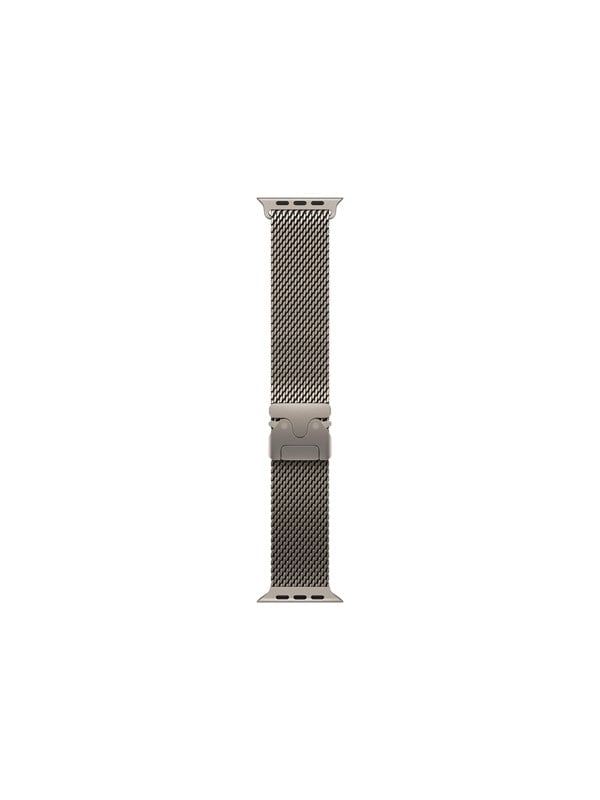 Apple 49mm Natural Titanium Milanese Loop - Medium