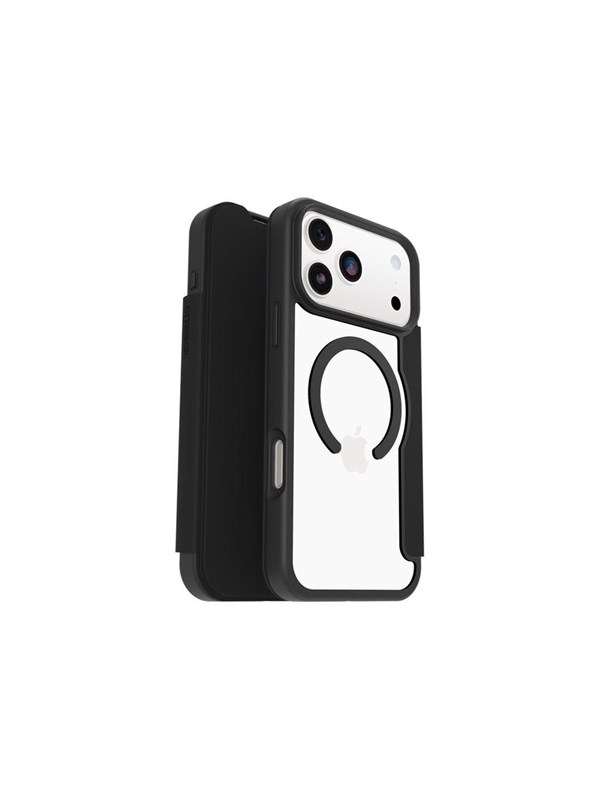 OtterBox React Folio MagSafe Apple iPhone 17 Pro Max Black Crystal - clear/black