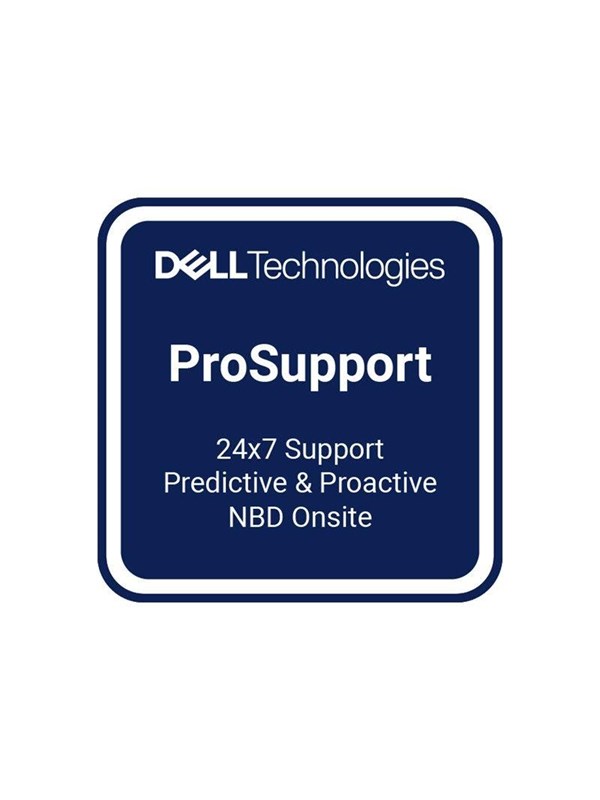 Dell Upgrade from 1Y ProSupport to 3Y ProSupport - extended service agreement - 2 years - 2nd/3rd year - on-site