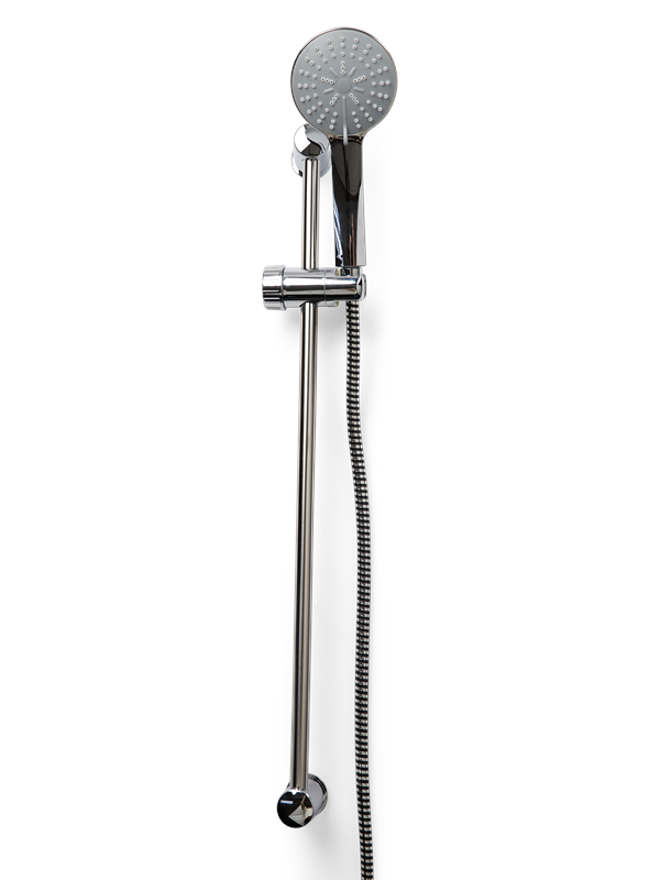 NORH Ingun shower bar set 5 spray chrome