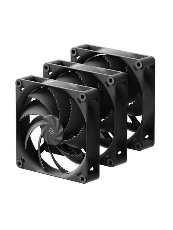 Havn H14 - Tripple pack - Kotelotuuletin - 140mm - musta - 31 dBA