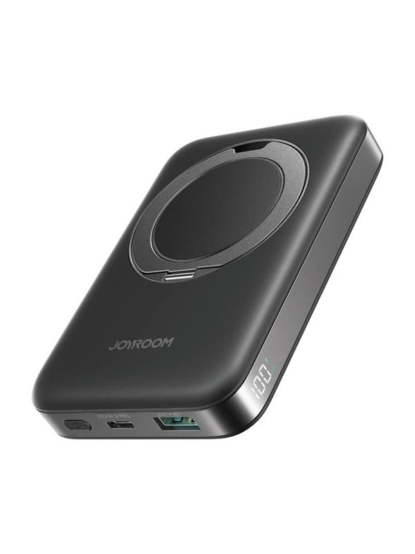 Joyroom Magnetic Wireless JR-PBM12 22.5W with Handle Powerbank - musta - 10000 mAh