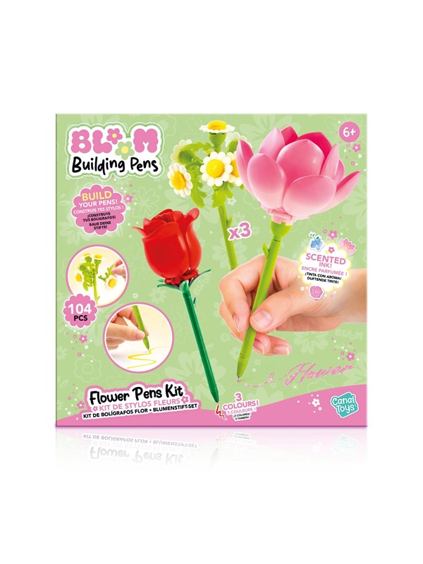 Bloom Building Pens Flower Brick Pen 3 pack