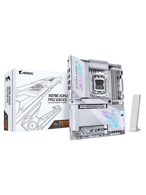 Gigabyte X870E AORUS PRO ICE WiFi 7 AM5 ATX -emolevy