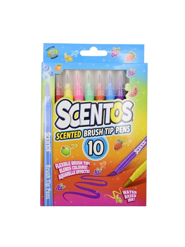 Scentos Brush Tip Pens 10 pcs