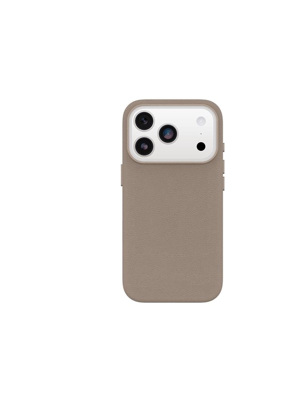 OtterBox Symmetry Cactus Leather Camera Control Apple iPhone 17 Pro Cottonwood Glen - light grey