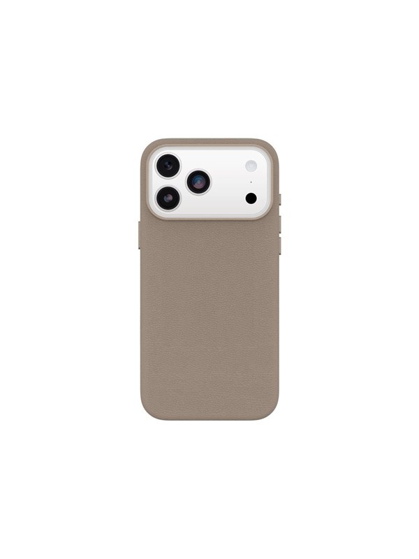 OtterBox Symmetry Cactus Leather Camera Control Apple iPhone 17 Pro Max Cottonwood Glen - light grey
