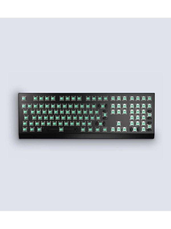 Wooting Two HE - ISO - No Keycaps - Linear60 - Pelinäppäimistö - Universal - Musta
