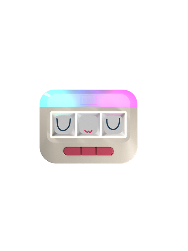 Wooting UwU - RGB - Pelinäppäimistö - ilman numpadia - Universal - Beige
