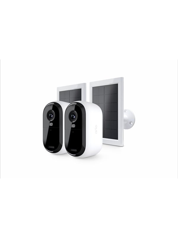 Arlo Essential 3 2K -aurinkopaneelivalvontakamera (2 kameraa)