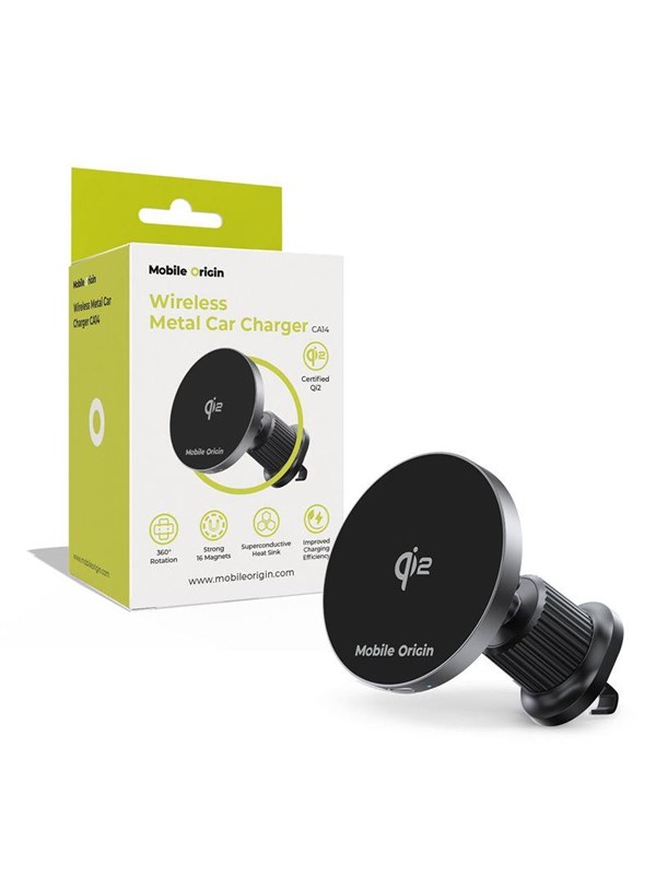 Mobile Origin Wireless Metal Car Charger CA14