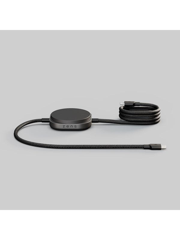 ZENS Charging Cable USB C-C Pro 2 - Magnetic Wireless Charger - Black