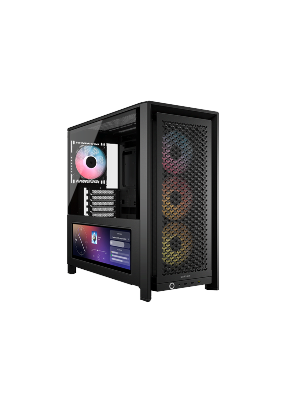 Corsair FRAME 4000D LCD RS ARGB - Kotelot - Miditower - Musta