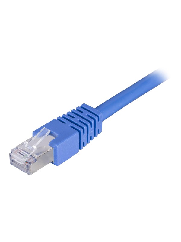 Deltaco STP-603B - patch cable - 30 cm - blue - Sininen - 0.3 meter