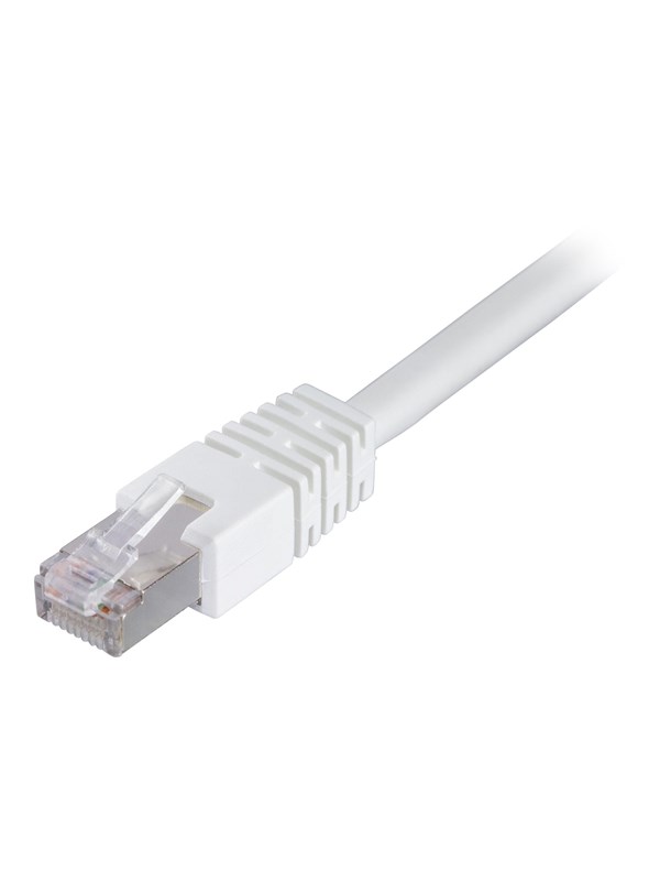 Deltaco LAN CAT 6 - F/UTP - Valkoinen - 0.7m