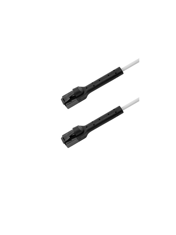 Deltaco Flex-Boot patch cable - 1.5 m - white - Valkoinen - 1meter