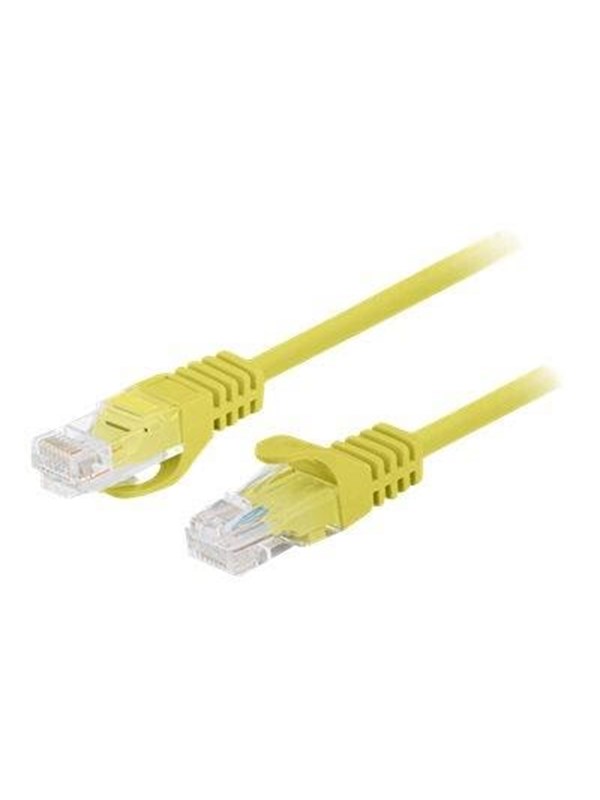 Lanberg patch cable - 1.5 m - yellow RAL 1016 - Keltainen - 1m