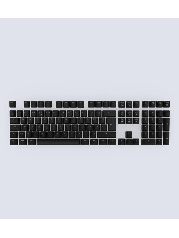 Wooting ABS ISO Keycaps - Näppäimistöhatut - Englanti (UK) - Musta