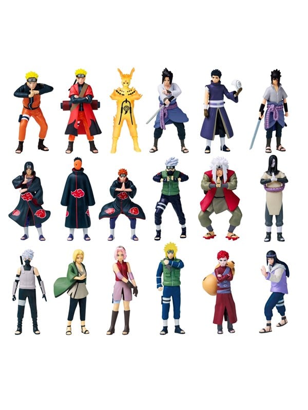 Naruto Shippuden 7 cm Figure 6 pack Deluxe box - assorted
