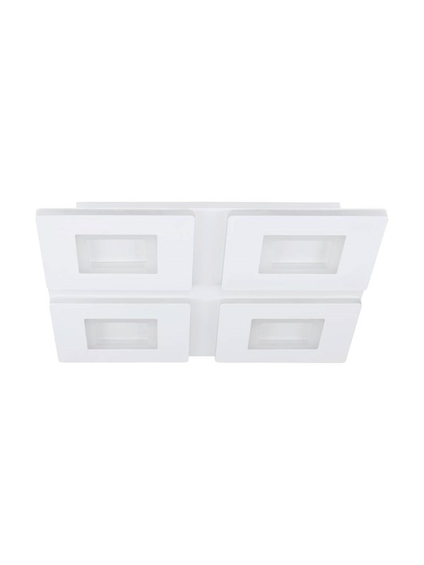 EGLO PADROGIANO-Z 4L KATTO RGBTW 450X450 3800LM VALKOINEN