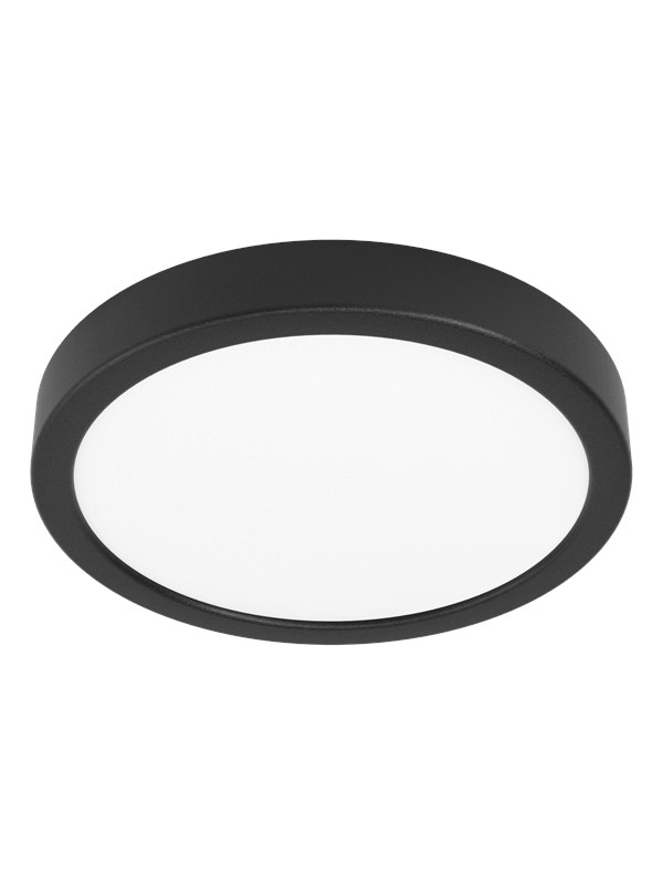 EGLO FUEVA 6-Z PLAFOND Ø210 RGB/CCT 11.2W 1400LM IP44 MUSTA
