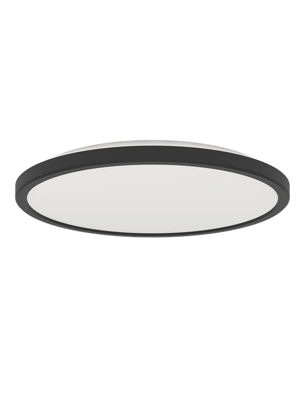 EGLO ROVITO-Z KATTO Ø300 RGB/CCT 14.4W 1800LM KAUKOSÄÄTIMELLÄ B. IP44 MUSTA
