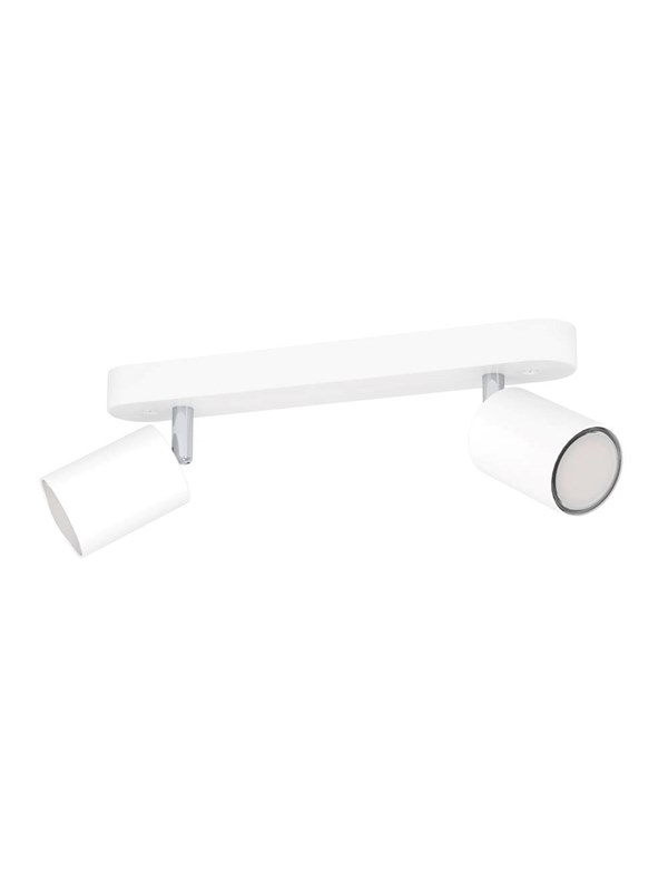 EGLO ADFIRA-Z SPOT RAIL L300 GU10 2X4.9W 2X345LM VALKOINEN/KROMI