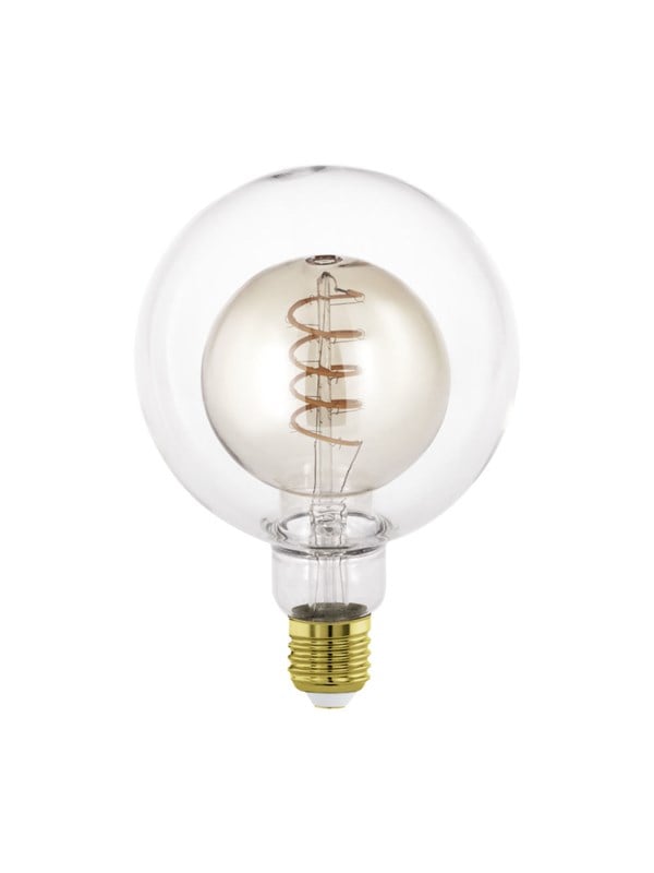 EGLO LED-lamppu G125 4W 200LM 2000K DIM. KELTAINEN/VALMIS E27