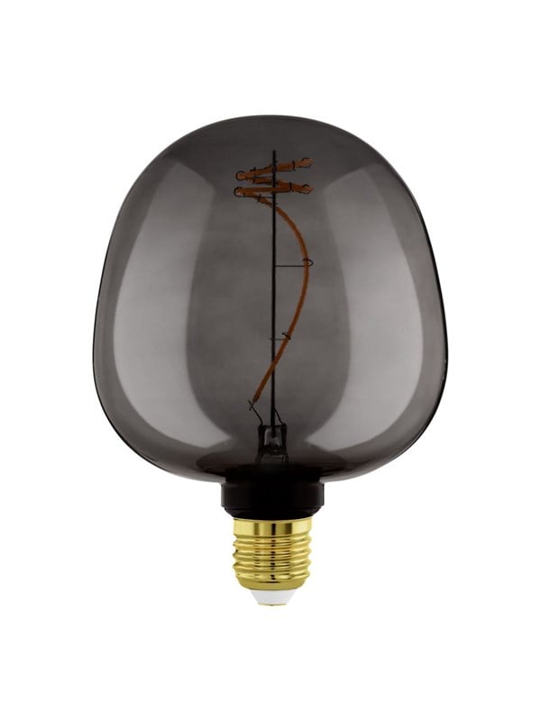 EGLO LED-lamppu G125 4W 40LM 2000K DIM. MUSTA E27