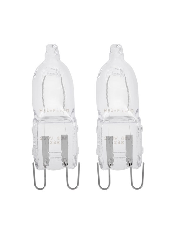 EGLO Halogeenilamppu 40W POLTTIMO 300° 460LM KIRKAS 2 KPL G9