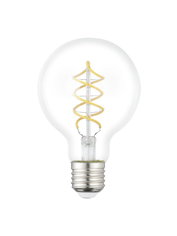 EGLO LED-lamppu G80 SPIRAALI 7.3W 806LM 2700K KIRKAS E27