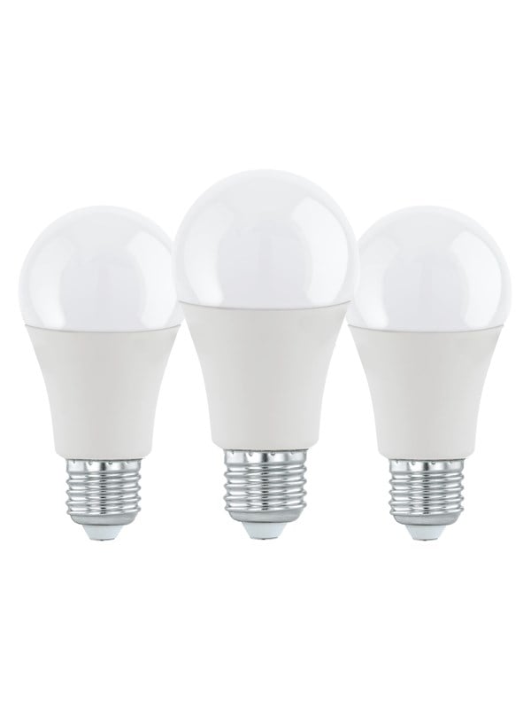 EGLO LED-lamppu A60 11W 1055LM 3000K 3 KPL OPAL E27