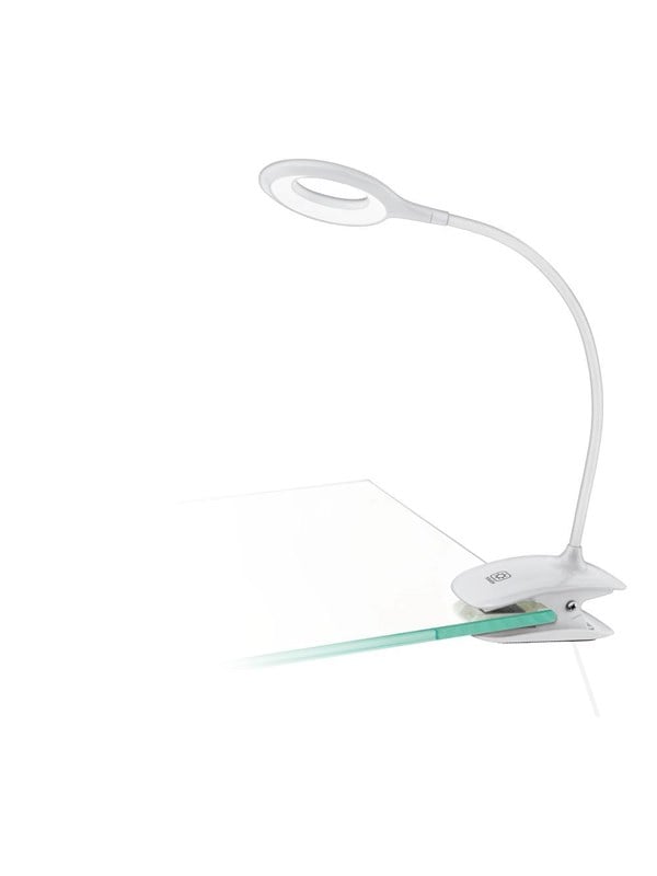 EGLO CABADO CLAMP SPOT USB OPL. TOUCH 300LM VALKOINEN