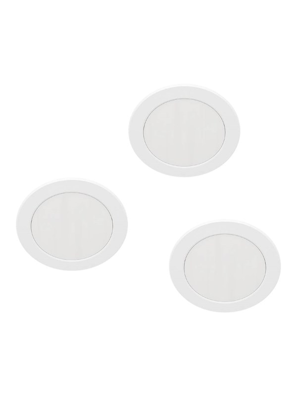 EGLO ABIUL SISÄÄNRAKENNETTU. SARJA Ø86 CCT 3X300LM PELTI. IP44 VALKOINEN