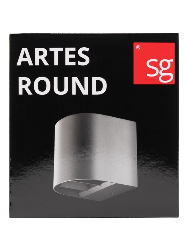 SG ARMATUREN Artes Round Corten 360lm 3000K Ra> 80 Takareunan himmennin 360lm 3000K Ra> 80 Takareunan himmennin