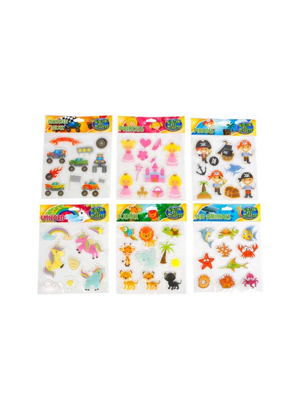 Pocket Money Gel Stickers 1 pcs - assorted