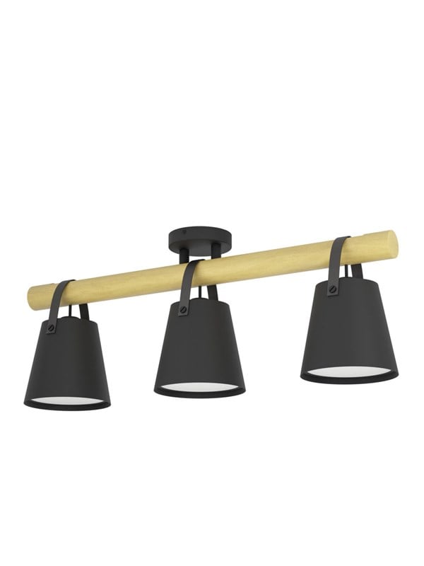 EGLO BOYLE KATTOVALAISIN 3XE27 MUSTA/EG FSC